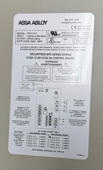 Assa Abloy Securitron BPS-24-2 Power Supply 24VDC @ 2AMPS