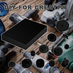 Black HDPE Block Plastic Sheet High Density Polyethylene Rectangular Solid Ta…
