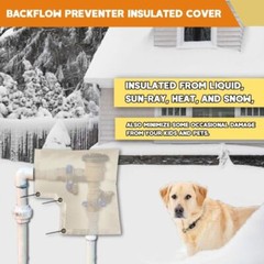 Backflow Preventer Pipe Insulated Cover for Outdoor Winter Freeze Protection