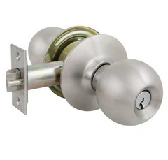 2010 GR2 Entrance 2-3/4 in. Backset US32D Ball Door Knob SC1