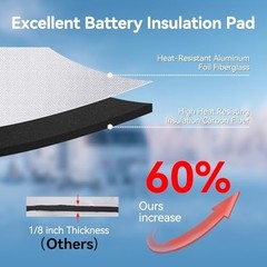 Car Battery Insulation Kit – Extreme Temperature Protection Blanket Wrap Cover 3