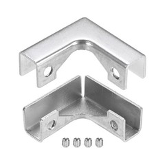 2 PCS 10-12mm Glass Fixing Clip L-Shaped Glass Combination Fixing Bracket