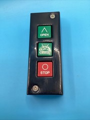 PBS-3 Commercial Garage Door Opener 3 Button Wall Mount Control Station NOB