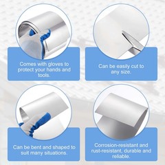 1060 Aluminum Flashing Roll, 118″ X0.4″ X0.016″ Aluminum Roof Panels