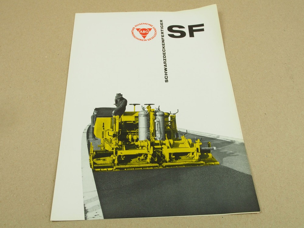 Brochure ABG Type SF Black Ceiling Paver from 1965