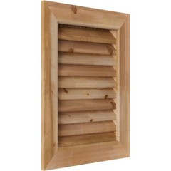 Ekena 18″W x 24″ (23″W x 29″H Frame Size), Western Red Cedar, Unfinished