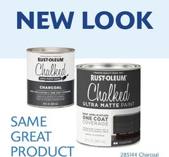 Rust-Oleum Chalked Ultra Matte Paint, 30 oz Charcoal- 285144 (2-PACK)