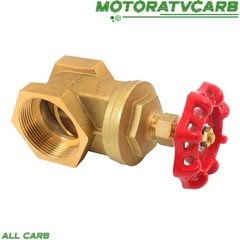 ALL-CARB 2.5″ NPT Brass Gate Valve Duty Female Thread Manual Rotary Sluice Valve