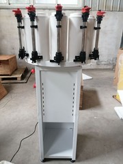 Manual 12-Head Paint Color Mixer for Water & Oil-based Pastes Carbon Steel Body