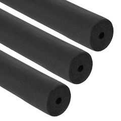1/4″ (6mm) ID x 6.6Ft Pipe Foam Tube 3pcs Cover Wrap 15mm Thick Black,