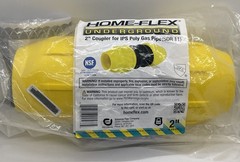 Home Flex 2” Underground IPS Poly Gas Pipe Coupler 18-429-020 **NEW**