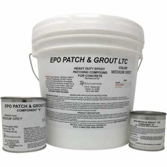 2 Gallon Tub Gray Epoxy Concrete Repair Medium, 5 Sq Ft Coverage