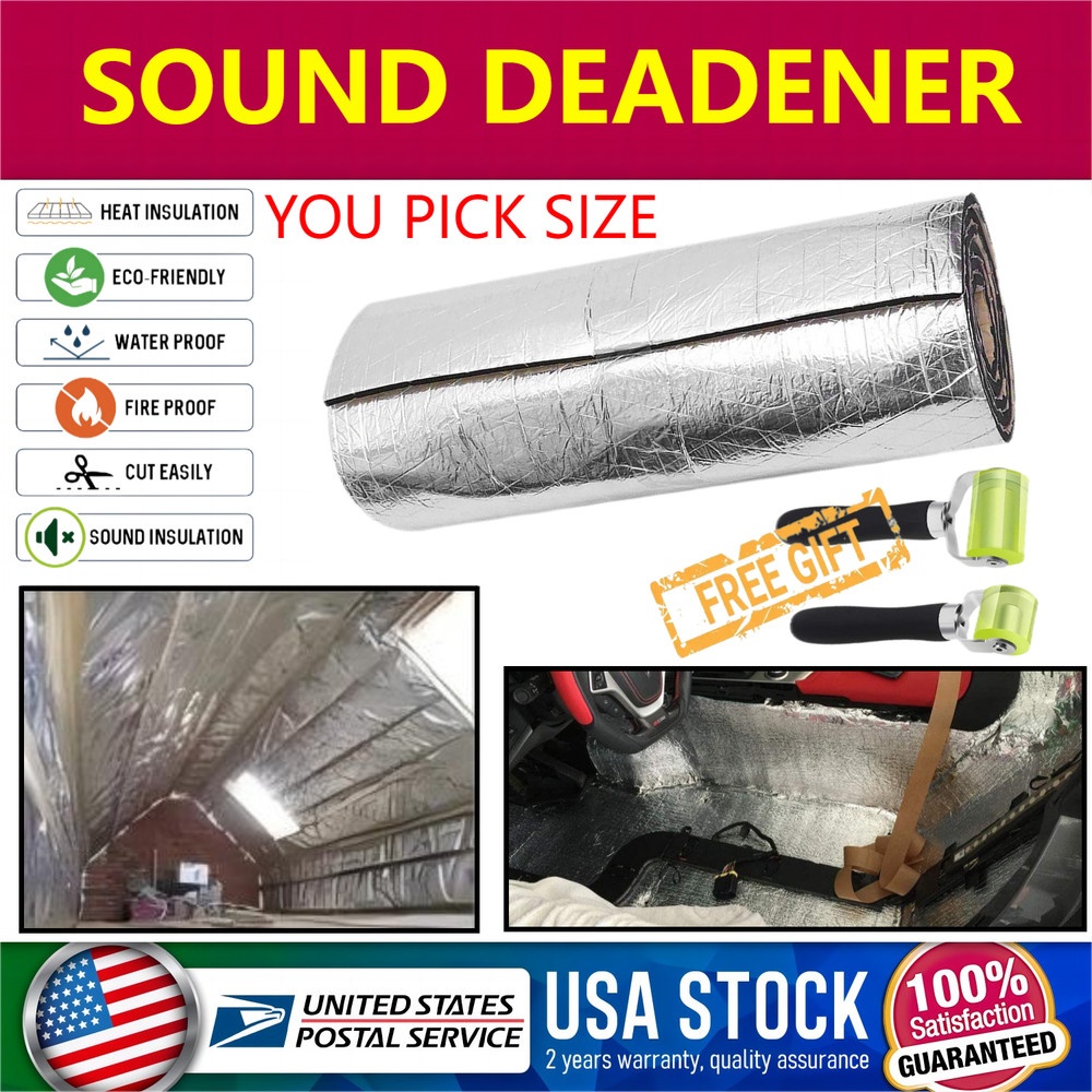 You Choose Size Car Hood Floor Cargo Area High-Quality Sound Deadening Mat