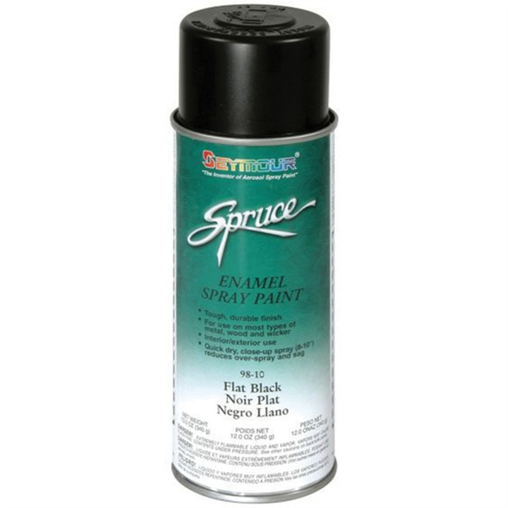 SEY.98-10 Seymour Spruce 98-10 Enamel Spray Paint, 16 fl-oz Aerosol Can, Flat B