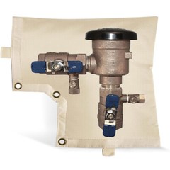 Backflow Preventer Insulated Cover for Winter Water Well Pumps Freeze Protection