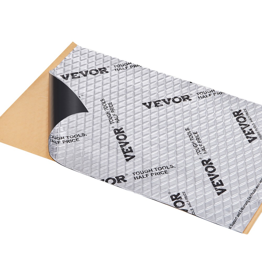VEVOR 47pcs 52sqft Car Sound Deadening Mat Noise Insulation 50mil 9.8″ x 15.7″