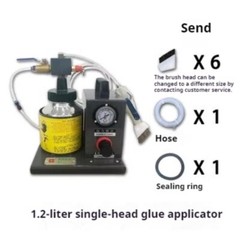 Pneumatic Double-end Glue Dispenser Glue Brushing Machine Shoe Glue Coating Tool