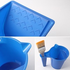 1 Pcs Roller Brush Holding Paint Cup Convenient Construction Tray Paint Tool Set