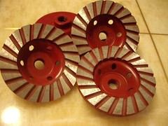 wet polisher grinder 4″ 4-1/2″ 5″ stone concrete travertine grinding cup wheel