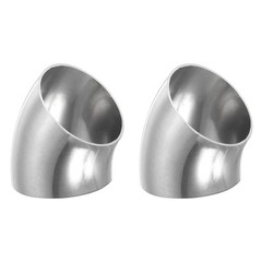 1-1/4″ OD 304 Stainless Steel Butt, 2Pack 45 Degree Fitting for Stair Handrail