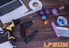 4/Large+4/Small Sizes Silicone Resin Mixer Paddles,Reusable Reusable Paint and R