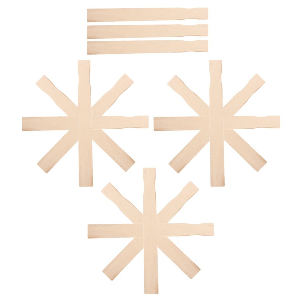 15pcs Paint Stir Sticks – 9 Inch Reusable Flat Wooden Stirring Paddle – Birch
