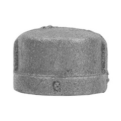 STZ Industries 1/2 in. FIP each Black Malleable Iron Cap (Pack of 20)