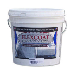 2 Gal Foundation Coating Insulation ICF FlexCoat Brush On Concrete Masonry Paint