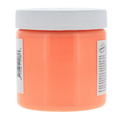 Fluorescent Orange Liquid Latex Body Paint – 4 oz – Blacklight and Bright