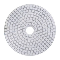 5-Inch 50 Grits Diamond Polishing Pad Wet/Dry for Stone Concrete Marble