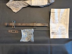 Lot 8 NOS Ives 453 Surface Bolts 12” Door Flush Lock Hardware Complete
