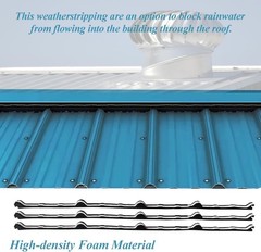 KACOMACO 9″ Foam Closure Strips with Self-Adhesive for Metal 12 Pcs, Inside