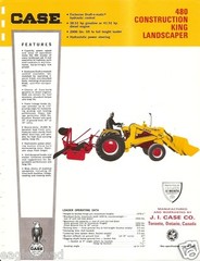 Equipment Brochure – Case – 480 Construction King Landscape – Tractor (E1829)