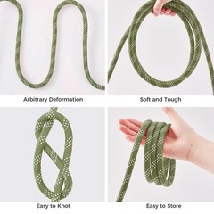 7/16 Inch 150ft Double Braided Polyester Arborist Rope, Heavy Duty Nylon Rope…