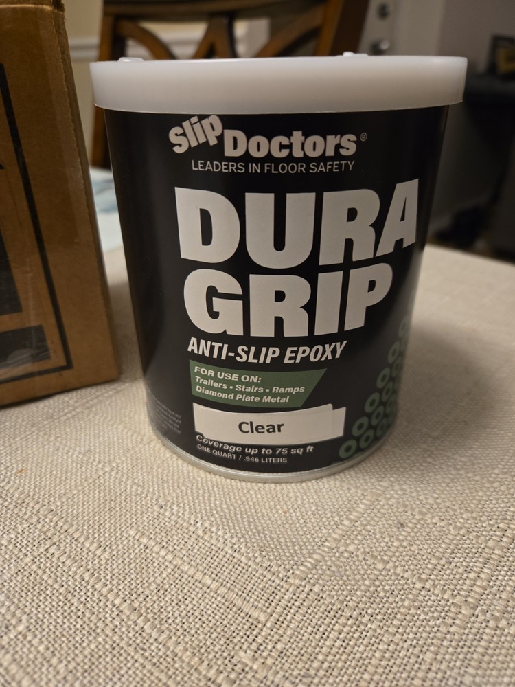 Dura Grip Anti-Slip Paint for Concrete, Wood, Tile and Metal – One Quart/.946 L
