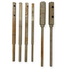 12, 13 in Length Carbide Tipped Straight Shank Rotary Rebar Cutters, 6 Pcs