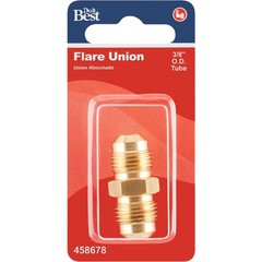 Do it 3/8 In. Brass Low Lead Flare Union 458678 SIM Supply, Inc. 458678