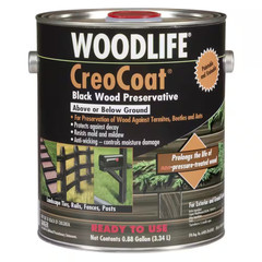 0.88 Gallon Creocoat Black Water-Based Exterior Wood Sealer Preservative (4-Pack