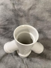 CHARLOTTE PIPE 3 DWV DOUBLE WYE DWV (DRAIN, WASTE AND VENT) ( 1 Unit Piece )