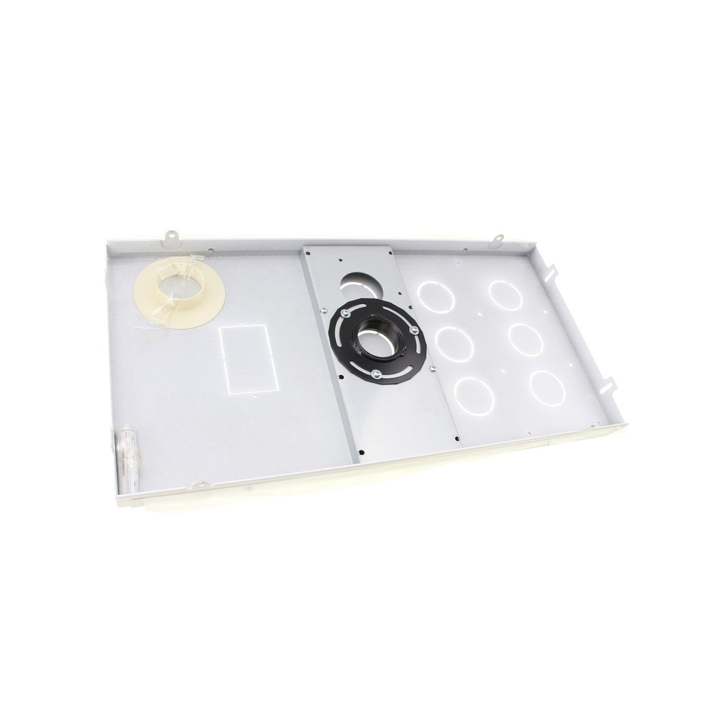 SECURMOUNT CM-201-S RECESSED CEILING T-BAR MOUNTING PLATE, WHITE