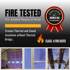 Vega Bond Purplecoat Insulation Spray Foam Kit Heat and Acoustic 120 BF 6 pack