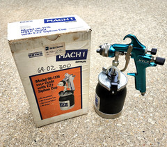 Binks Mach 1 SL HVLP Outfit #98-1176 Paint Spray Gun w/ EZ2 Siphon Cup & Nozzle