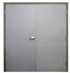 BRAND NEW Commercial Steel 72″ x84″ Double Doors w/Frame & Hinges Reversible