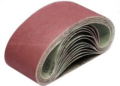 4 X 36 Inch 800 Grit Aluminum Oxide Metal Sanding Belts, 6 Pack