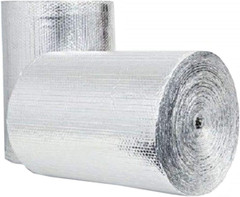 Continuous Double Bubble Reflective Foil Insulation Roll Yard Heavy Duty