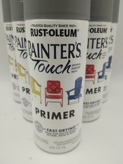 Rust-Oleum 318623 Painters Touch Gray Primer Spray Paint 11 oz. (Pack of 6)