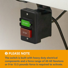 120/230V Dual Voltage, 28 Amps, On/Off Switch, Single Phase Safety Power Swit…
