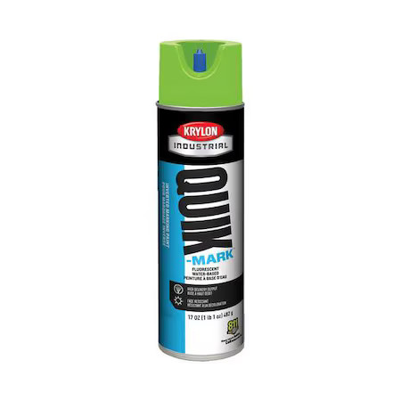 Krylon Industrial A03630004 Inverted Marking Paint, 17 Oz., Fluorescent Safety