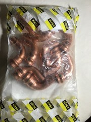 Viega ProPress 77347 Copper 90° Street Elbow -Copper 1/2”x 1/2 “ BAG Qty 10.