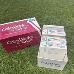 Tarkett Colorworks Floor Tile Commercial Sample Color Block 33 Qty 1/8 Thickness